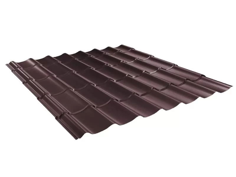 Металлочерепица “Монтеррей” 0.45 и 0.50 мм, длина волны 350х19 мм — изображение 4